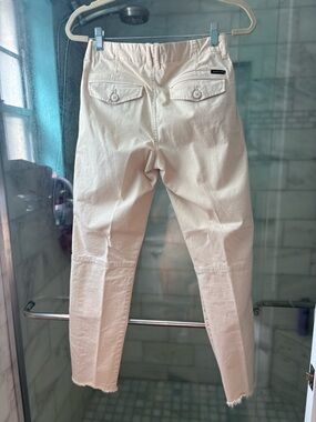 Sanctuary Cream Cotton Chinos for Women